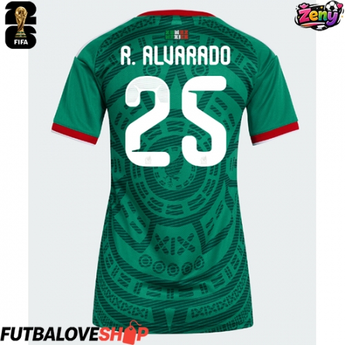 Dres Mexiko Roberto Alvarado #25 Domáci pre Ženy MS 2026 Krátky Rukáv